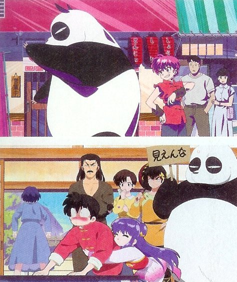 Images from the 2024 Ranma 1/2 anime