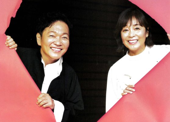 Kappei Yamaguchi and Noriko Hidaka
