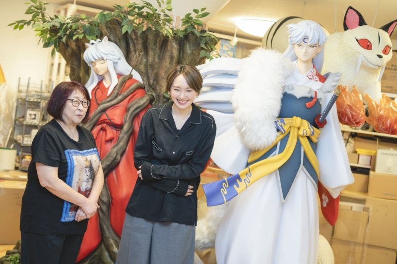 Rumiko Takahashi and Yui Aragaki