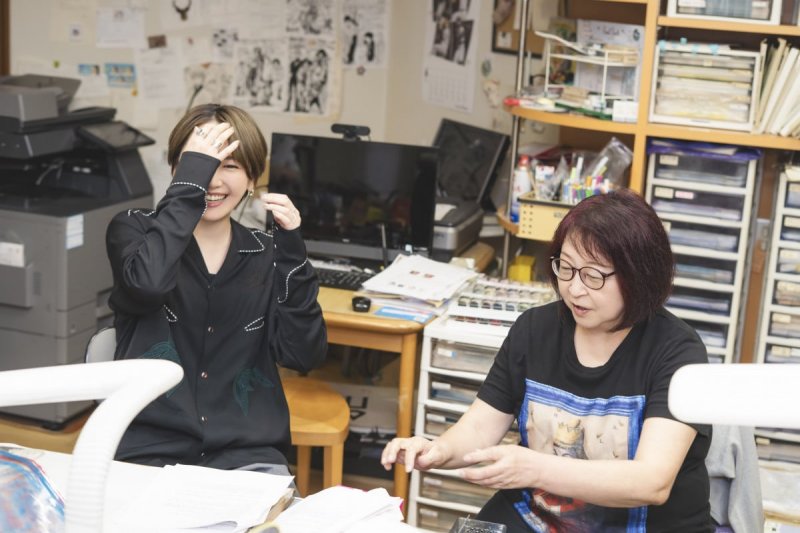 Rumiko Takahashi and Yui Aragaki