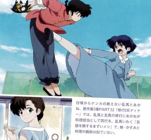 Ranma, Akane and Kasumi